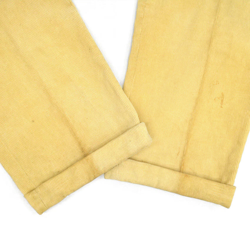 1950's PURDUE UNIVERSITY SENIOR CORDS HAND PAINT... W34 L31