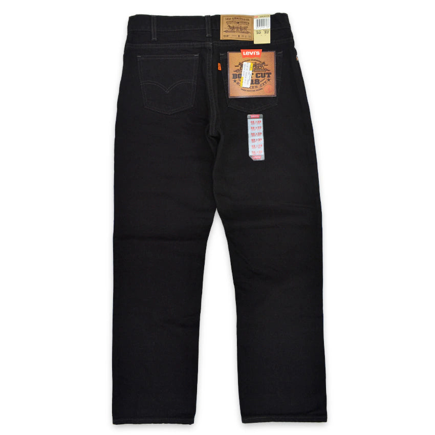 1990's Deadstock Levi's 518 Black Denim Pants... W32 L32