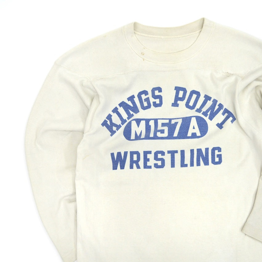 1950's CHAMPION USMMA KINGS POINT WRESTLING T-SHIRT デカランタグ ... M