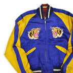 1950s Korea Map Souvenir Jacket (Sukajan) with Tiger, Dragon, and Eagle design, TTS zipper...