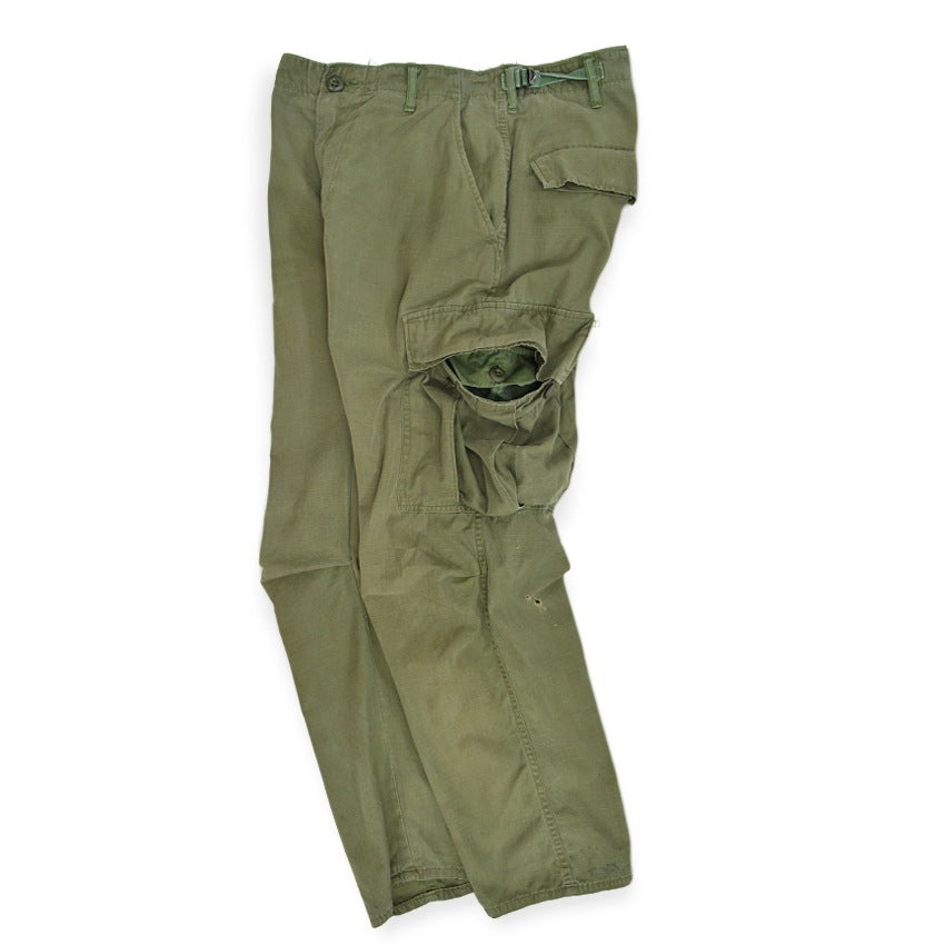 1960's USARMY JUNGLE FATIGUE PANTS PERSONAL SLIM CUSTOM...