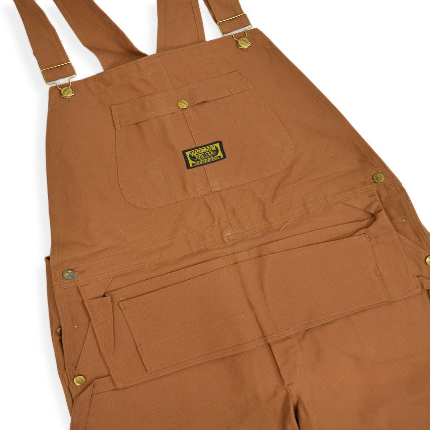 1960's~ DEADSTOCK WASHINGTON DEE CEE BROWN DUCK OVERALL...W42 L32