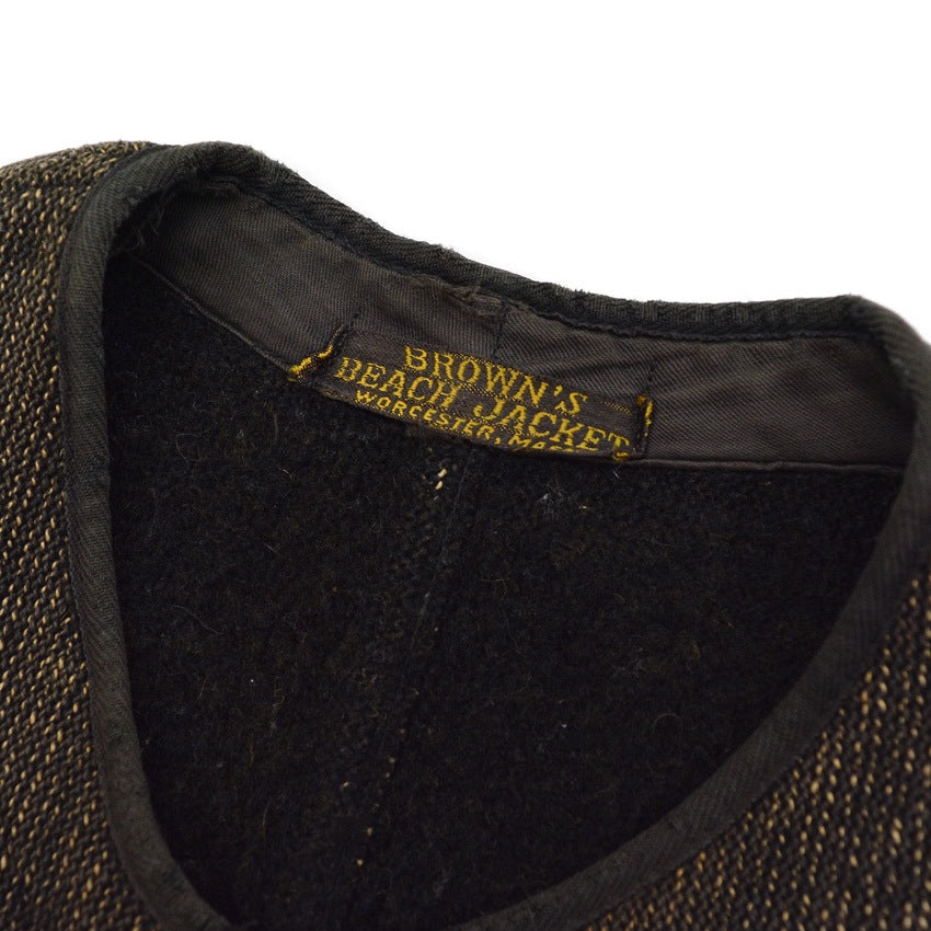 1930's BROWN'S BEACH VEST ... Fits like 38