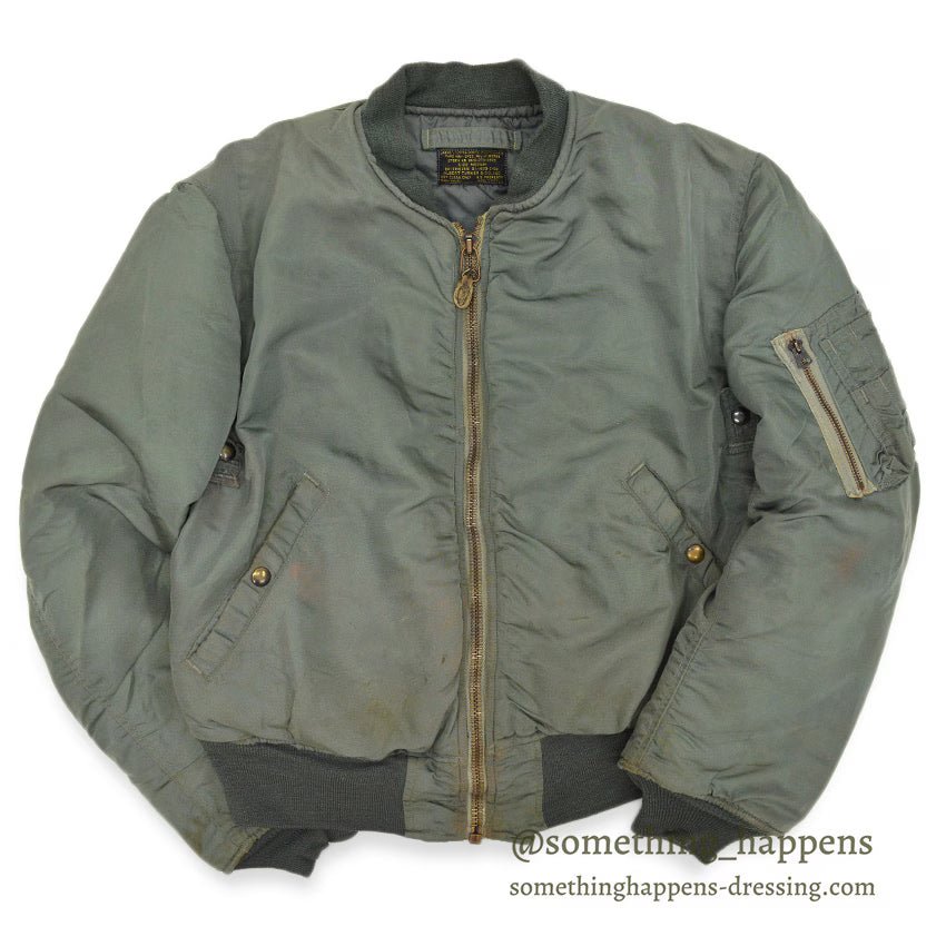 1950's USAF MA-1 FLIGHT JACKET ALBERT TURNER & CO., INC. ... MEDIUM