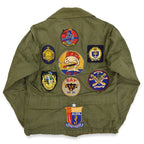 1940's U.S.NAVY N-4 JACKET SQUADRON PATCHES ... Fits like 40