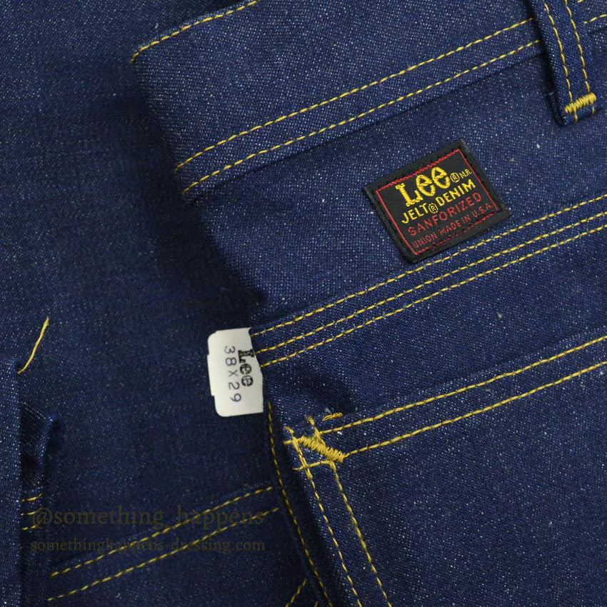 1960's~ DEADSTOCK Lee 191-Z JELT DENIM PAINTER PANTS... W38 L29