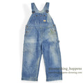~1960's PAYDAY INDIGO DENIM OVERALL FADED... W38/L27