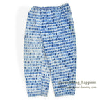 1980s BIS BIS Indigo Tie-Dye Cotton Easy Pants... Size S