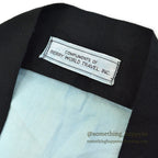 1960s BERRY WORLD TRAVEL, INC. PRIVATE JET GIFT Hanten (traditional Japanese jacket) ... BLUE