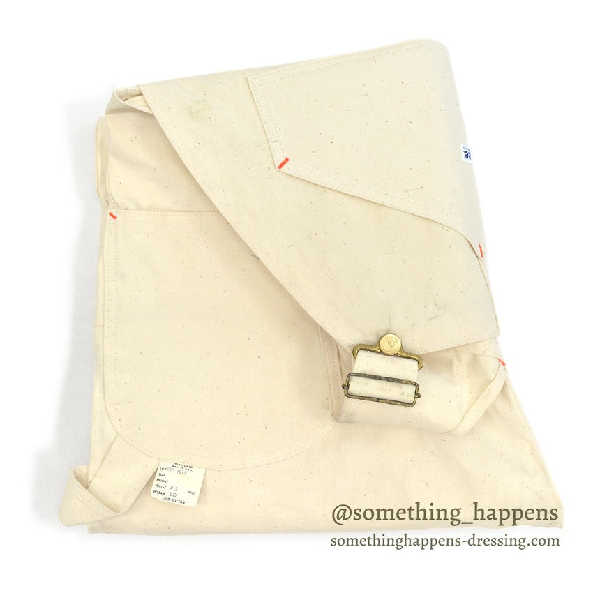 1970s DEADSTOCK Lee Off-white Overalls... W42/L30