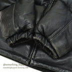 1990's SCHOTT LEATHER DOWN JACKET... 36