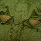 1970's 10X OLIVE GREEN HUNTING DOWN COAT...S