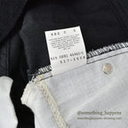 1990's Levi's 517 BOOT CUT CORDUROY PANTS BLACK MINT... W34/L34