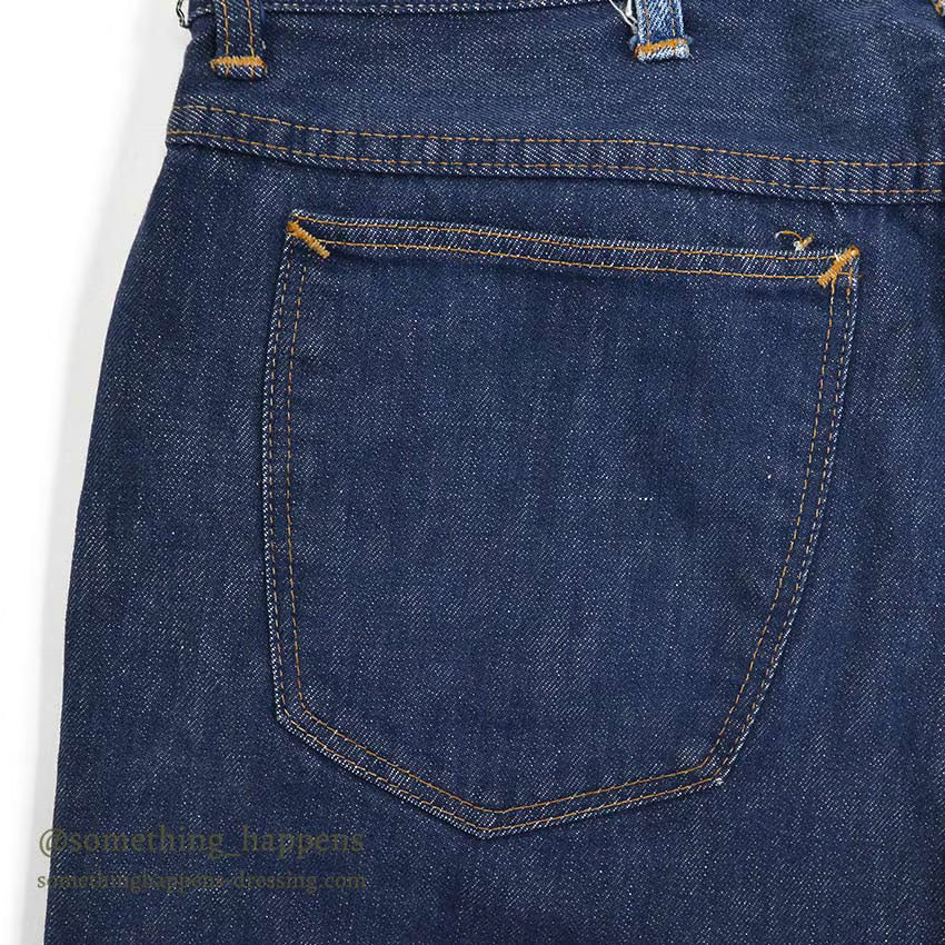 1960's POWR HOUSE MONTGOMERY WARD 101 DENIM PANTS SELVAGE... W34/L29