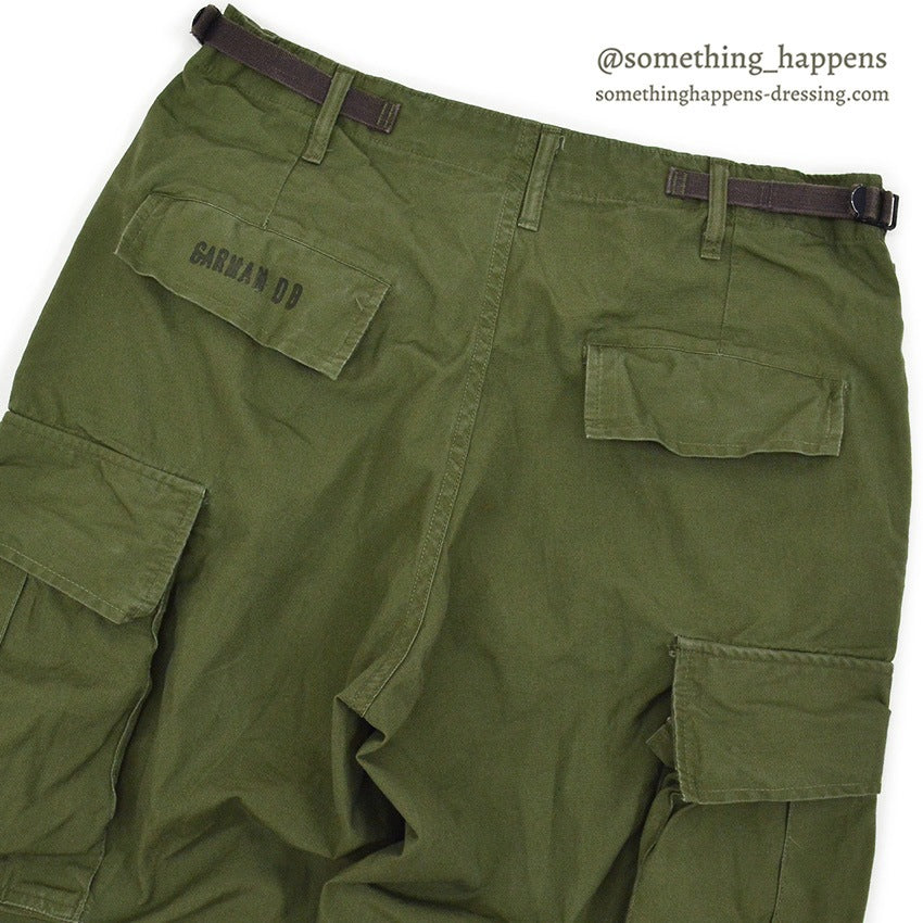 USARMY JUNGLE FATIGUE PANTS POPLIN STENCIL ... SMALL REGULAR