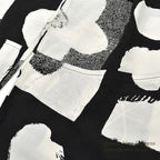1980's JAMS WORLD FLOWER MONOCHROMATIC RAYON PANTS...M