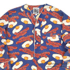 JOE BOXER JUST GO TO SLEEP! EGG & BACON PAJAMA SHIRT ... M