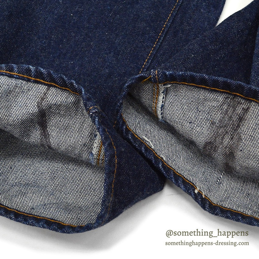 1970's Levi's 501 66 early period DENIM PANTS DARK... W32/L27