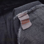 1980's DEADSTOCK Levi's 508 BLACK DENIM PANTS... W34/L34
