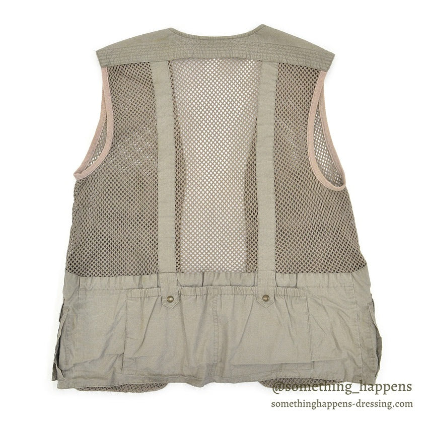 1980's BANANA REPUBLIC SAFARI MESH VEST...M