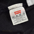 1990's Levi's 501 BLACK DENIM PANTS... W36 L30