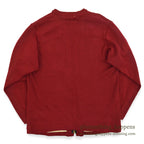 1960's PAUL GRAF SHOOTING ZIP UP WOOL CARDIGAN DARK RED... 44