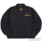 1960's OAKBROOK SPORTSWEAR BY SEARS THE BEE BUCK RADIO CLUB JACKET BLACK...