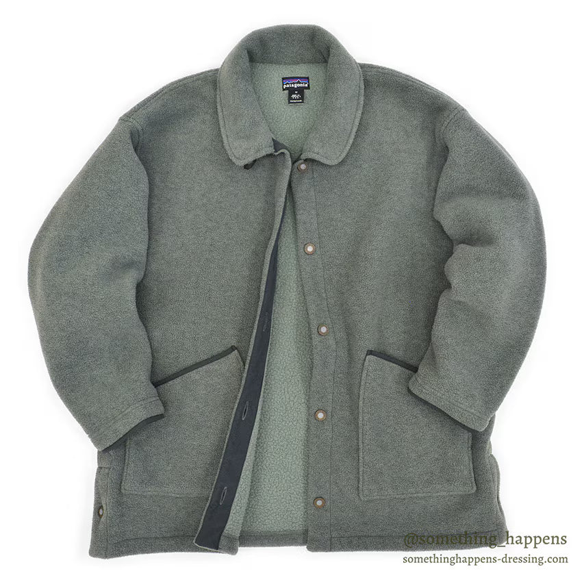1990's PATAGONIA SYNCHILLA SHEARLING COAT MINT ... M