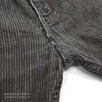 1980's Levi's 505 BLACK STRIPE DENIM PANTS... W36/L28