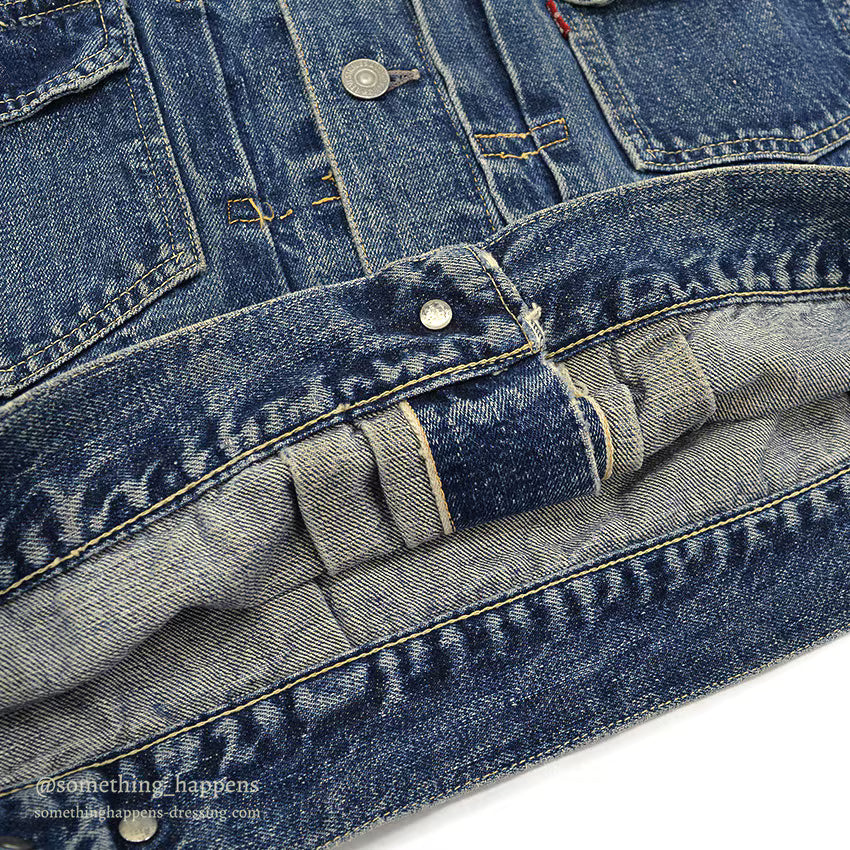 1950's LEVI'S 507XX TYPE2 DENIM JACKET WITH OLD RUG ...