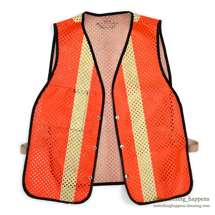 1970's~ TRAFFIC SAFETY SUPPLY CO. SAFETY VEST...