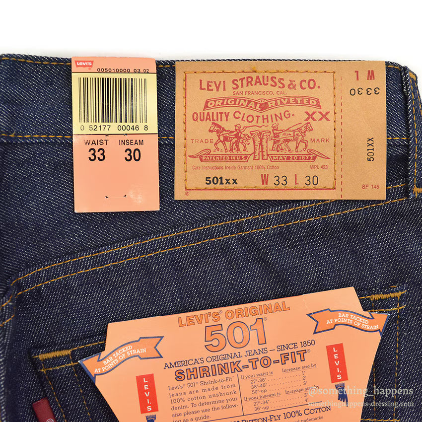 2000's DEADSTOCK Levi's 501 DENIM PANTS MEXICO 2... W33/L30