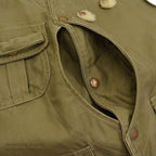 1950's LLBEAN FISHING VEST HALF MOON POCKET...