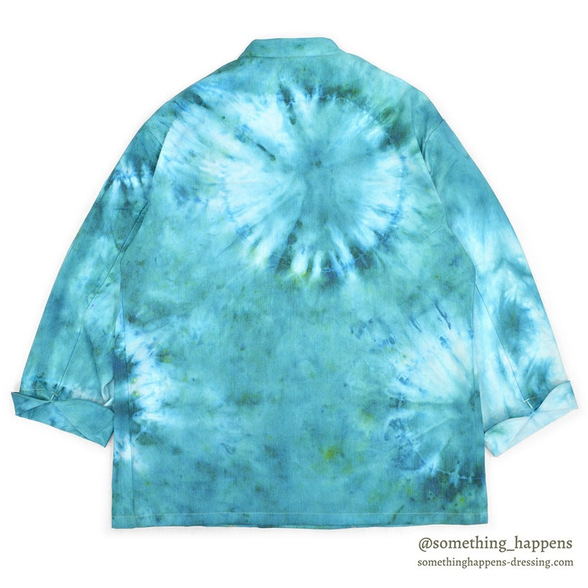 RED THE UNIFORM TAILOR TIE DYE CHEF JACKET...L