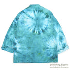 RED THE UNIFORM TAILOR TIE DYE CHEF JACKET...L