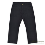 1980's Lee 200 STRIPE BLACK COTTON PANTS... W33/L27