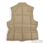 1970's MIGHTY-MAC NORSAC PRIME GOOSE DOWN VEST / TAN ... L