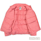 1970's~ BLACK BEAR PRIME GOOSE DOWN NYLON PUFFER JACKET / PINK ... M