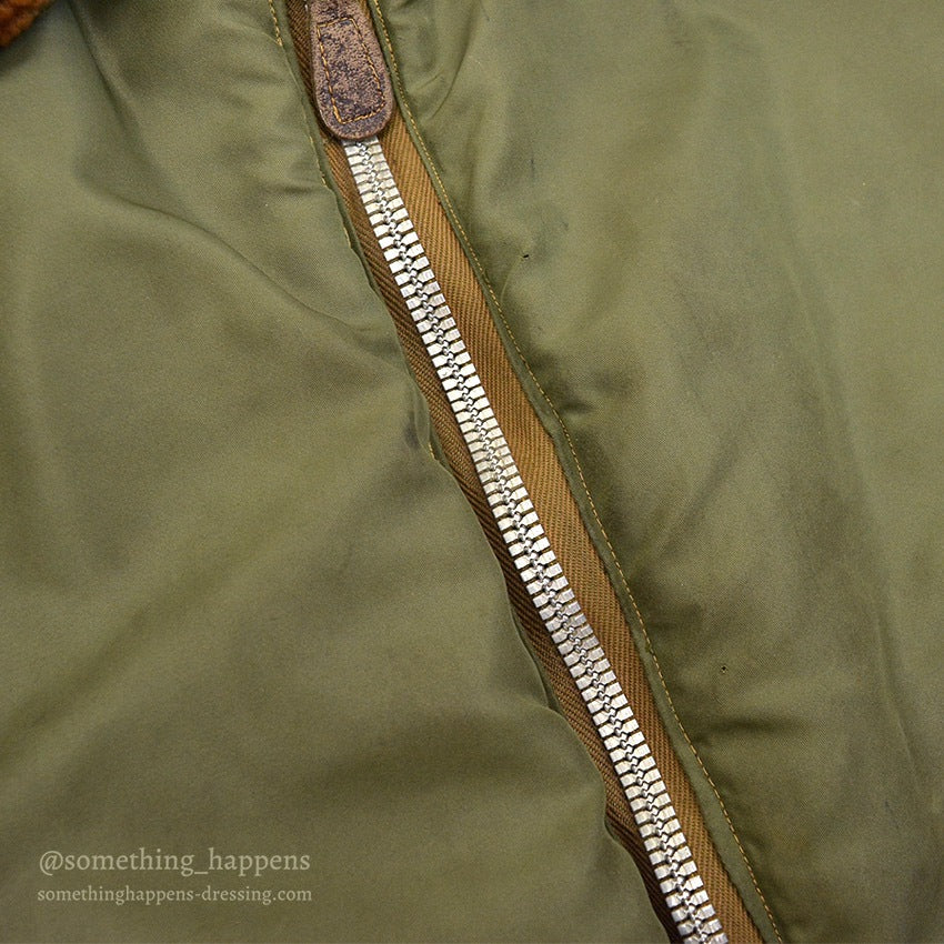 1950's B-15C OD FLIGHT JACKET / RARE COLOR ... 44