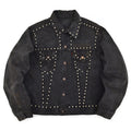 1960's LEVI'S 70505-0217 BIGE OVERDYED / BLACK WITH STUDS...
