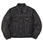 1960's LEVI'S 70505-0217 BIGE OVERDYED / BLACK WITH STUDS...