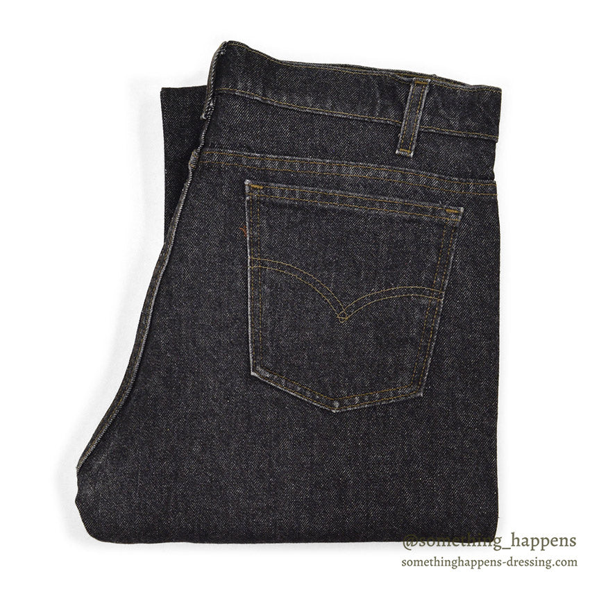 1990's Levi's 505 BLACK DENIM PANTS...W36/L30