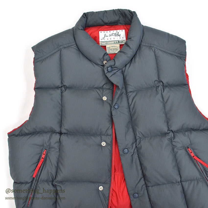 1990's LLBEAN Jim Whittaker MODEL DOWN VEST...XL