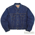 1960s LEVI'S 70505-0217 BIG-E DENIM JACKET / Transition Period ... 50