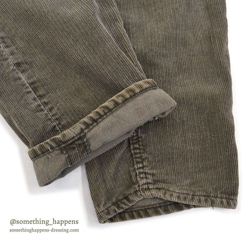 1960's Lee Leens CORDUROY PANTS / TAPERED LEG ... W36/L29