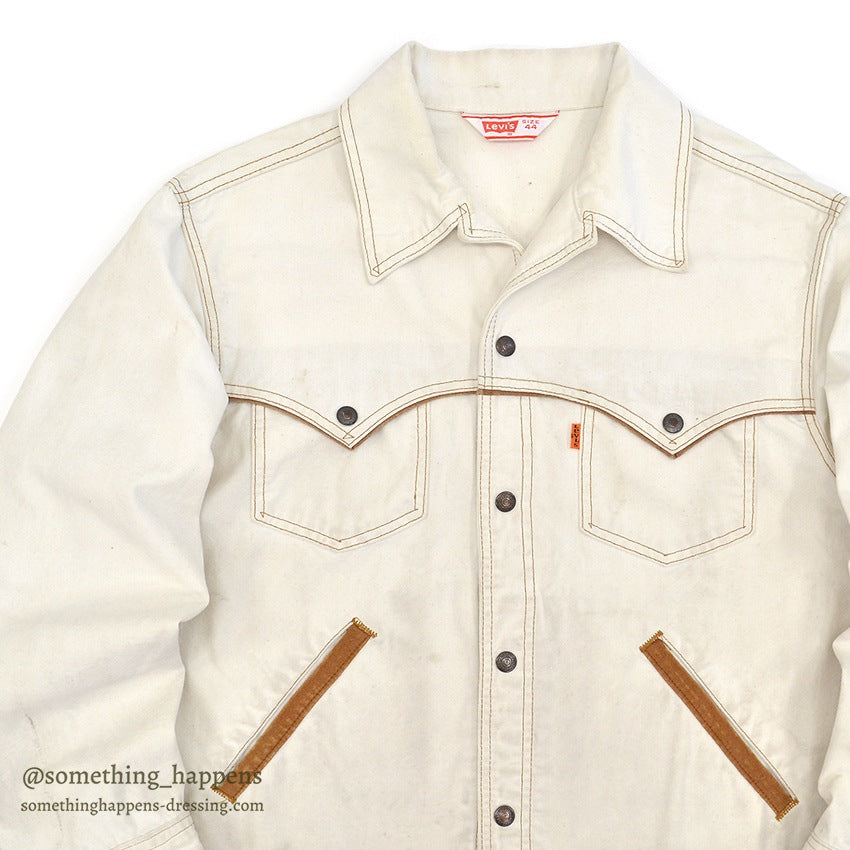 1970's Levi's 70509-2655 ORANGE TAB COTTON JACKET ... 44