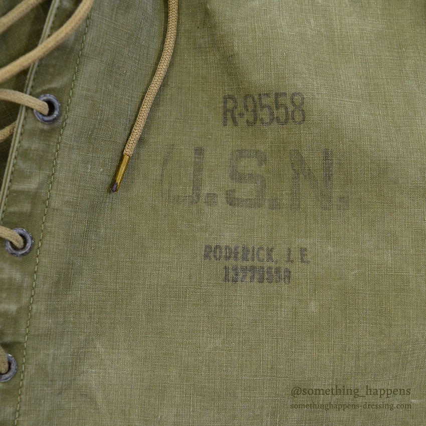 1940's U.S.NAVY WW2 FOUL WEATHER PARKA / TWO-TONE ... M