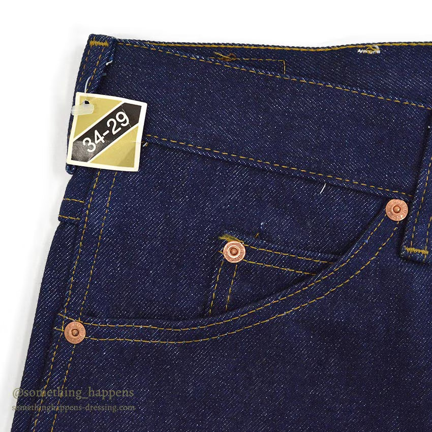 1970's~ DEADSTOCK ROEBUCKS DENIM PANTS ... W34/L29