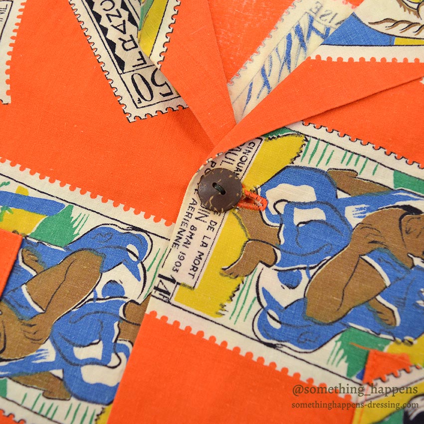 1950's~ PAUL GAUGUIN ART PRINT ALL COTTON S/S SHIRT ...