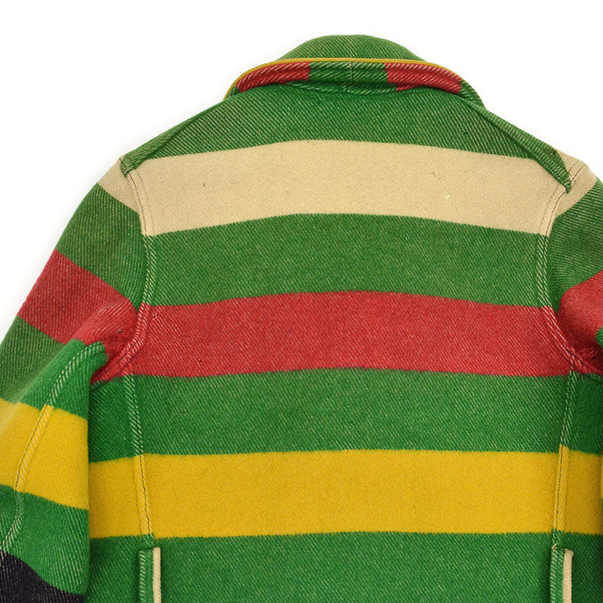 1930's ZERO KING STRIPED WOOL BLANKET JACKET / SHORT STYLE ...